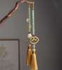 Picture of Car Rearview Mirror Pendant Brass Ruyi lock, Car Hanging Decoration 2026